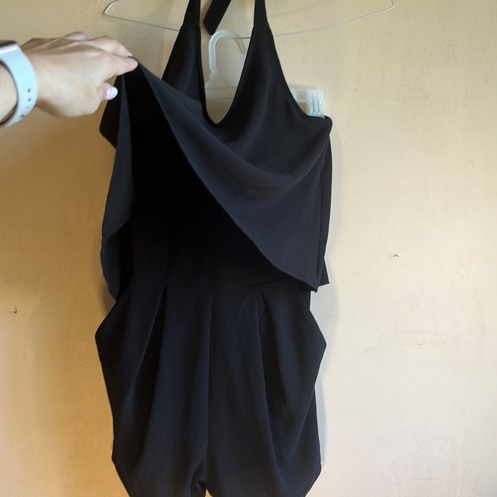 Drapey halter top romper - Picture 2 of 4